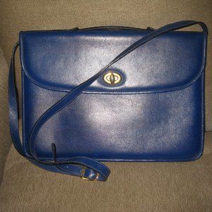 ❤️MARK CROSS Blue Maddox Top Handle & Shoulder Laptop Briefcase Portfolio